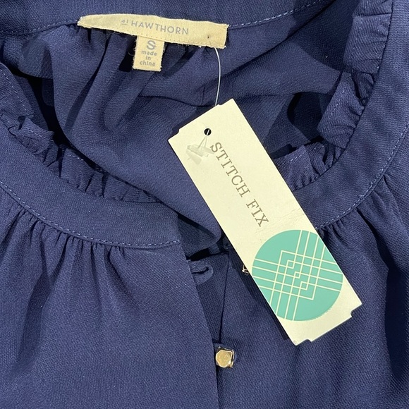 41 Hawthorne Ruffle Trim Blouse - Picture 3 of 4